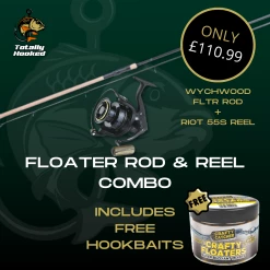 WYCHWOOD CARP Rods Wychwood Floater Combo And Free Hookbaits