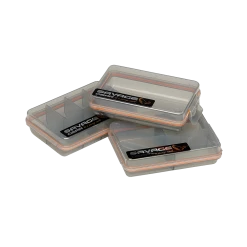 Predator SAVAGE GEAR POCKET BOX SMOKE 3PCS KIT 10.5X6.8X2.6CM