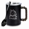Carplife Products CarpLife Thermal Mug & Spoon Set - Camo Paracord Handle