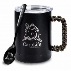 Carplife Products CarpLife Thermal Mug & Spoon Set - Camo Paracord Handle