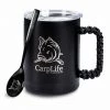 Carplife Products CarpLife Thermal Mug & Spoon Set - Black Paracord Handle