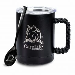 Carplife Products CarpLife Thermal Mug & Spoon Set - Black Paracord Handle