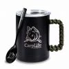 Carplife Products CarpLife Thermal Mug & Spoon Set - Olive Paracord Handle Camping