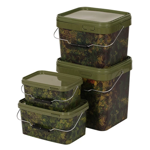 GARDNER TACKLE SQUARE CAMO BUCKET Baiting Tools & Storage 1 GARDNER TACKLE SQUARE CAMO BUCKET Baiting Tools & Storage