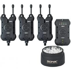 Sonik SKX 3+1 Alarm / Bivvy Lamp Set Alarms