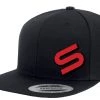 Sonik Black Snapback Icon Cap Apparel
