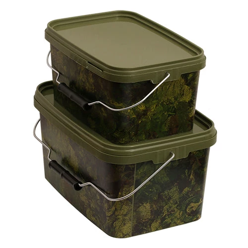 GARDNER TACKLE SQUARE CAMO BUCKET Baiting Tools & Storage 3 GARDNER TACKLE SQUARE CAMO BUCKET Baiting Tools & Storage