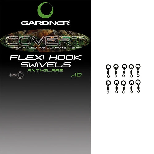 GARDNER TACKLE COVERT FLEXI HOOK SWIVELS Terminal Tackle & Accessories 3 GARDNER TACKLE COVERT FLEXI HOOK SWIVELS Terminal Tackle & Accessories
