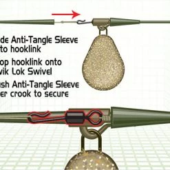 Terminal Tackle & Accessories GARDNER TACKLE COVERT KWIK LOK SWIVELS SIZE 8 ANTI GLARE