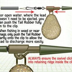 Terminal Tackle & Accessories GARDNER TACKLE COVERT LEAD CLIPS