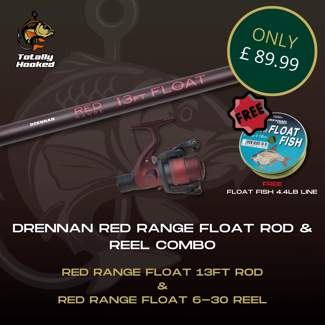 Drennan Red Range Float Fishing Combo And Free Line 1 Drennan Red Range Float Fishing Combo And Free Line