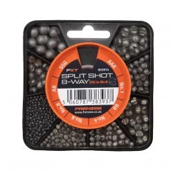 Frenzee FXT Split Shot 8-way Dispenser (SSG-No8) Terminal Tackle & Accessories