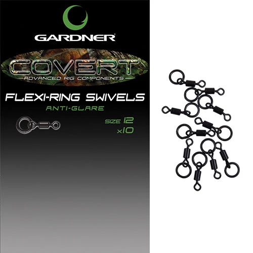 GARDNER TACKLE COVERT FLEXI-RING SWIVELS 4 GARDNER TACKLE COVERT FLEXI-RING SWIVELS