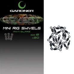 GARDNER TACKLE COVERT MINI RIG SWIVELS Terminal Tackle & Accessories
