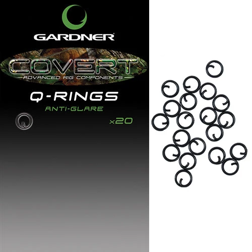 Terminal Tackle & Accessories GARDNER TACKLE COVERT Q RINGS ANTI GLARE 3 Terminal Tackle & Accessories GARDNER TACKLE COVERT Q RINGS ANTI GLARE