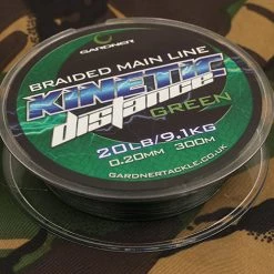 GARDNER TACKLE KINETIC DISTANCE BRAIDED MAINLINE 20lb (9.1kg) 300m