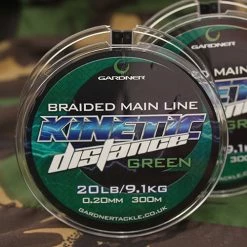 GARDNER TACKLE KINETIC DISTANCE BRAIDED MAINLINE 20lb (9.1kg) 300m