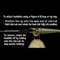 Terminal Tackle & Accessories GARDNER TACKLE COVERT LINK LOK SWIVEL SIZE 8