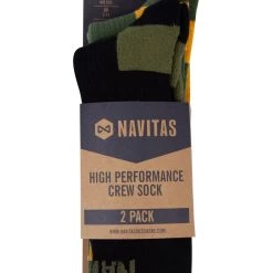 Apparel Navitas Coolmax Crew Sock Twin Pack 7-11