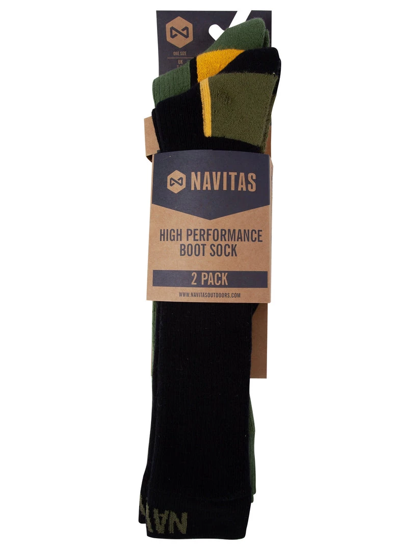 Navitas Coolmax Boot Sock Twin Pack 7-11 Apparel 2 Navitas Coolmax Boot Sock Twin Pack 7-11 Apparel