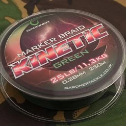 GARDNER TACKLE KINETIC MARKER BRAID 25lb (11.3kg)