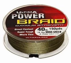 Ultima Power Braid - Green (275m & 1000m Spools) Line