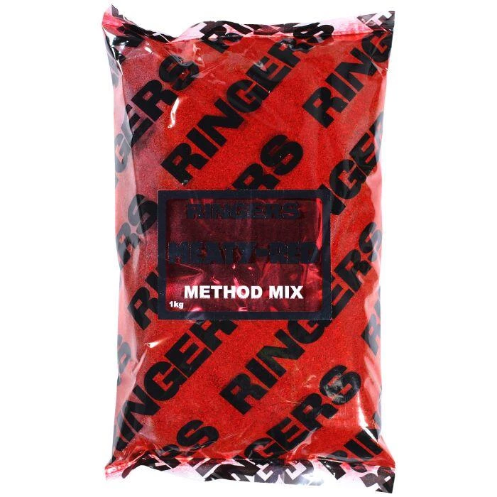 RINGERS MEATY RED METHOD MIX 1KG Bait 1 RINGERS MEATY RED METHOD MIX 1KG Bait