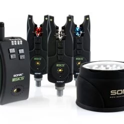 Alarms Sonik SKS 3+1 Bite Alarm + Bivvy Light Set