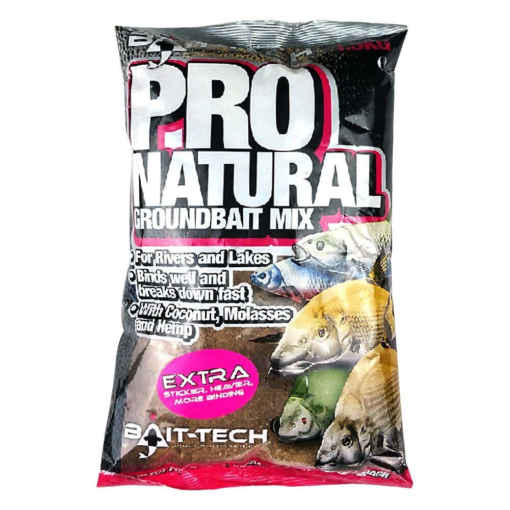 Bait Tech Pro Natural Range 1.5kg Groundbait 5 Bait Tech Pro Natural Range 1.5kg Groundbait