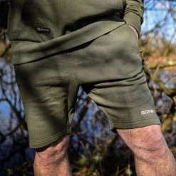 Sonik Green Fleece Shorts Apparel