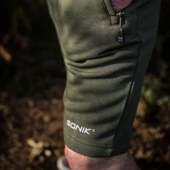 Sonik Green Fleece Shorts Apparel