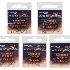 Drennan Acolyte Barbless Carp Pellet Hooks Coarse