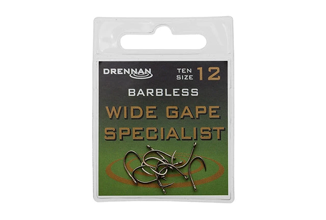 Coarse Drennan Barbless Wide Gape Specialist 1 Coarse Drennan Barbless Wide Gape Specialist