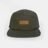 KUMU CAP 5 PANEL 'MANTRA' GREEN GOLD LOGOS