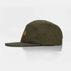 KUMU CAP 5 PANEL 'MANTRA' GREEN GOLD LOGOS