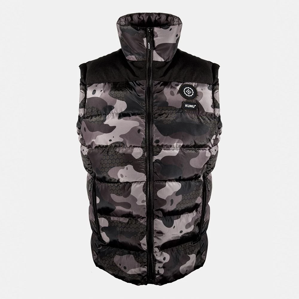 Apparel KUMU DECEPTION GILET GREYSCALE 1 Apparel KUMU DECEPTION GILET GREYSCALE