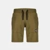 KUMU COCOON SWEATSHORTS - KHAKI Apparel