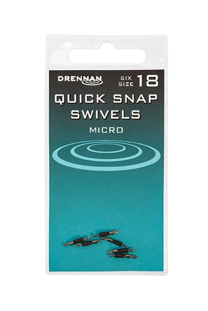 Coarse Drennan Quick Snap Swivels 6 Coarse Drennan Quick Snap Swivels
