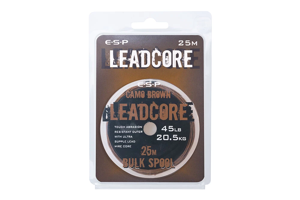 ESP Leadcore 25m Bulk Spool Terminal Tackle & Accessories 2 ESP Leadcore 25m Bulk Spool Terminal Tackle & Accessories