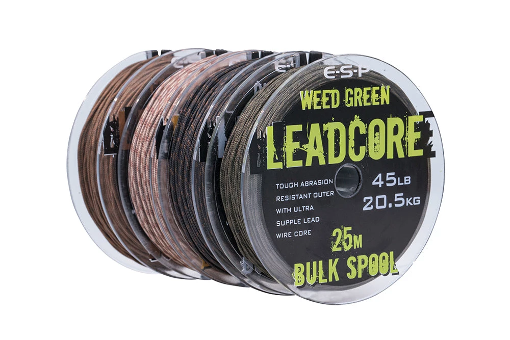 ESP Leadcore 25m Bulk Spool Terminal Tackle & Accessories 1 ESP Leadcore 25m Bulk Spool Terminal Tackle & Accessories