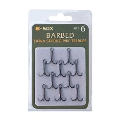 E-Sox Extra Strong Pike Trebles Predator