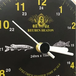 Scales Reuben Heaton Specimen Hunter Timescale Wall Clock (Black Face)