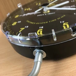 Scales Reuben Heaton Specimen Hunter Timescale Wall Clock (Black Face)