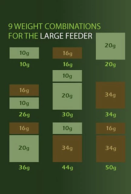Drennan Vari-Weight Feeder Coarse 3 Drennan Vari-Weight Feeder Coarse
