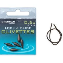 Coarse Drennan Lock & Slide Olivettes 23 Coarse Drennan Lock & Slide Olivettes
