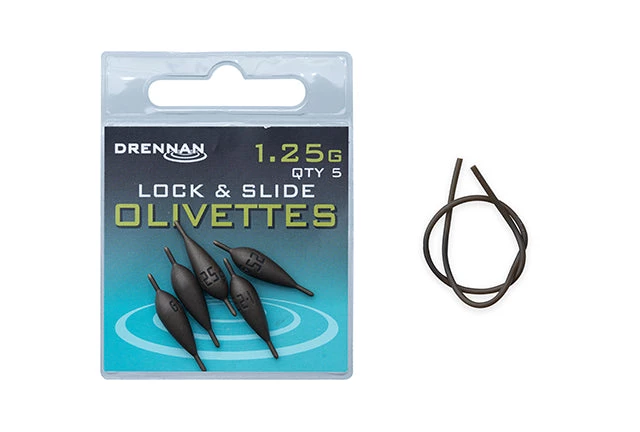 Coarse Drennan Lock & Slide Olivettes 11 Coarse Drennan Lock & Slide Olivettes