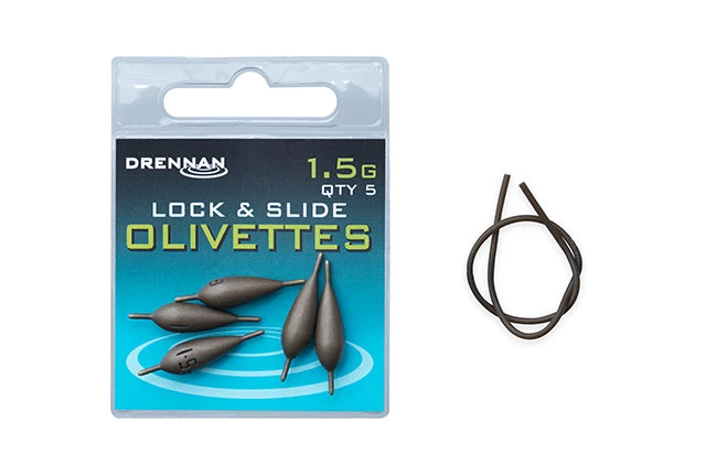 Coarse Drennan Lock & Slide Olivettes 10 Coarse Drennan Lock & Slide Olivettes