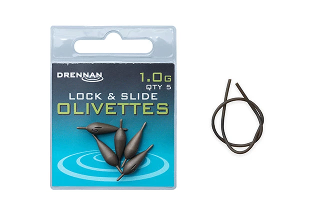 Coarse Drennan Lock & Slide Olivettes 13 Coarse Drennan Lock & Slide Olivettes