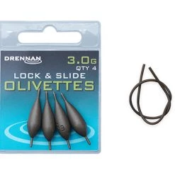 Coarse Drennan Lock & Slide Olivettes 34 Coarse Drennan Lock & Slide Olivettes