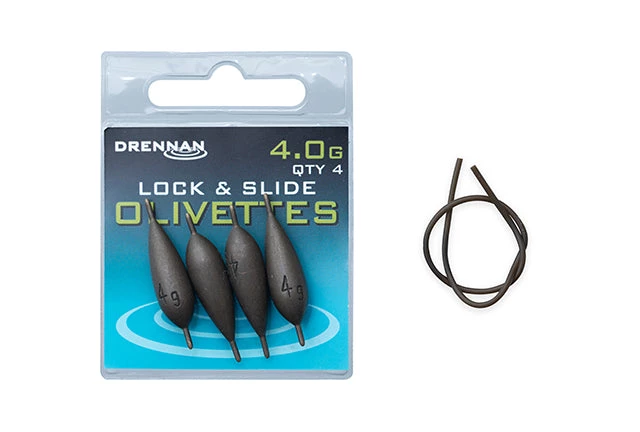 Coarse Drennan Lock & Slide Olivettes 18 Coarse Drennan Lock & Slide Olivettes